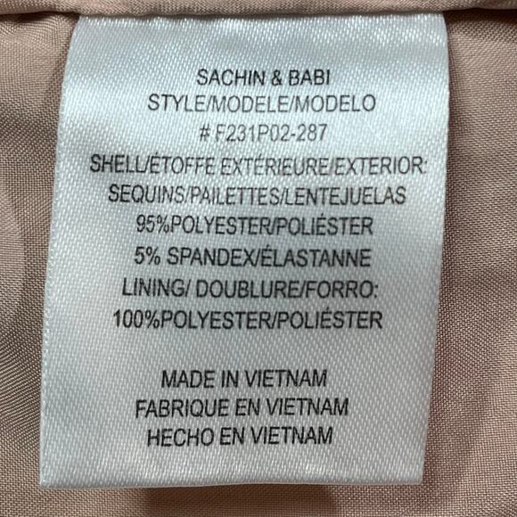 Sachin + Babi Sequin Bri Pant Honey Size 4 - Picture 8 of 8